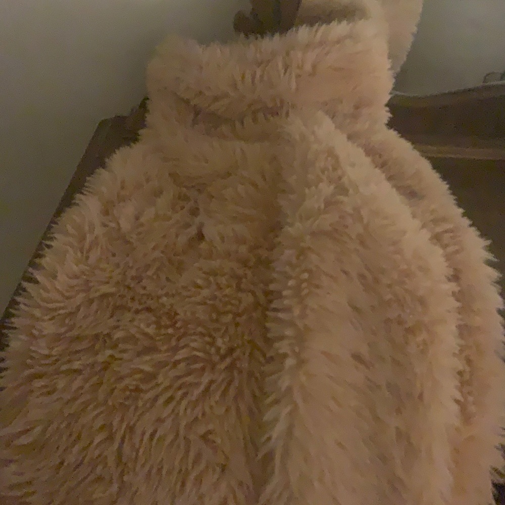 Pink fluffy jacket
